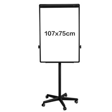 Deli Black Flipchart Easel - V130 (1067x750mm)