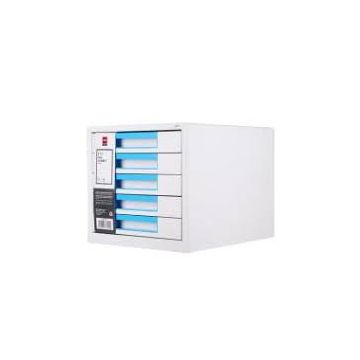 File Cabinet 5 Drawer Deli Z01033 - Blue