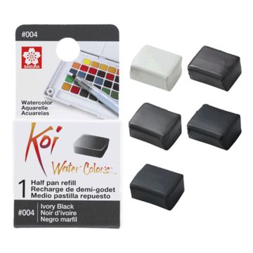 Sakura Koi Water Colours Refill - Neutral Shades