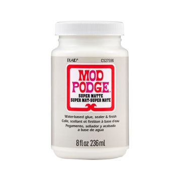 Plaid Mod PodgeSuper mat Waterbased glue & sealer 8 oz.