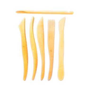 Clay Sculptural knives set of 6