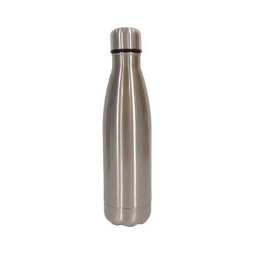 Water Bottle Stainless steel 500ml - 2584 Silver