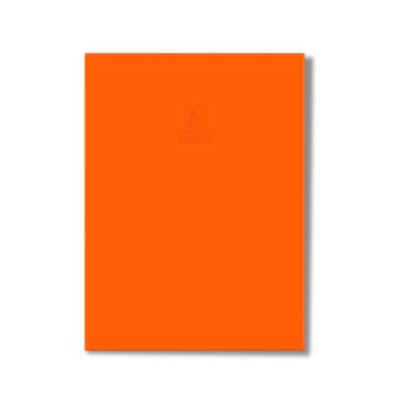 Single Line Book A4 60 Sheet Dark PVC Orange - Falcon