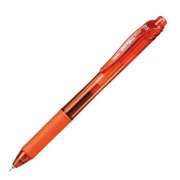 Pentel EnerGel X Retractable Liquid Gel Pen - 0.5mm -  Orange