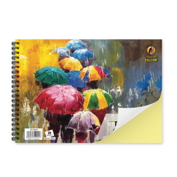 Colour Drawing Book A4 20 Sheets - Falcon 01