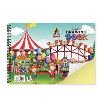 Colour Drawing Book A4 20 Sheets - Falcon 02