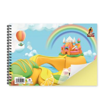 Colour Drawing Book A4 20 Sheets - Falcon 03