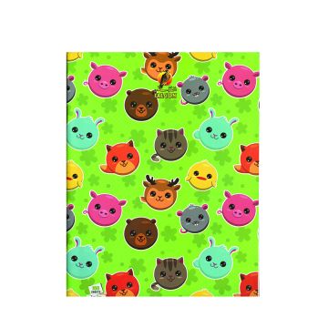 Two Line 100 Sheets NoteBook PVC - 22 X 16 CM - 05