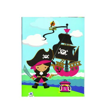 Two Line 100 Sheets NoteBook PVC - 22 X 16 CM - 03