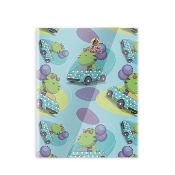 Four Line 100 Sheets NoteBook PVC - 22 X 16 CM - 02