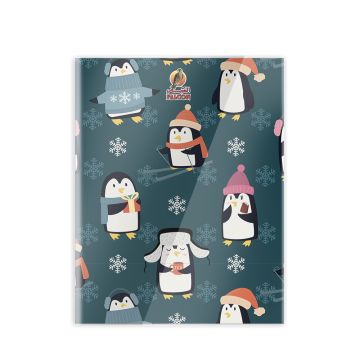 Single Line 40 Sheets NoteBook PVC - 22 X 16 CM - 01