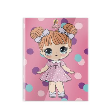 Single Line 40 Sheets NoteBook PVC - 22 X 16 CM - 02