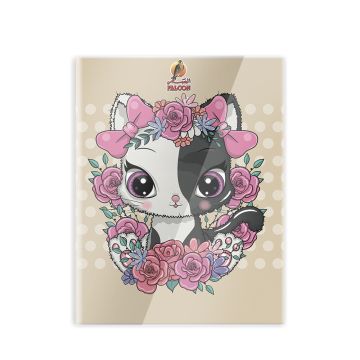 Single Line 40 Sheets NoteBook PVC - 22 X 16 CM - 05