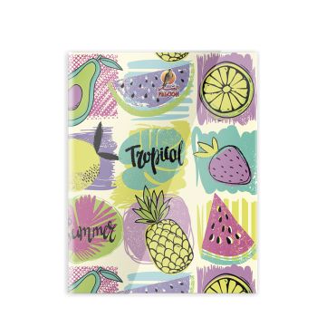 Single Line 60 Sheets NoteBook PVC - 22 X 16 CM - 01