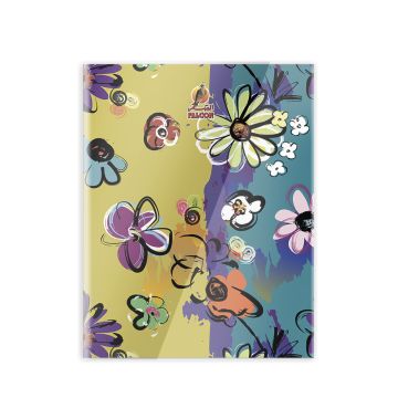 Single Line 60 Sheets NoteBook PVC - 22 X 16 CM - 05