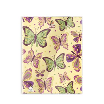 Single Line 100 Sheets NoteBook PVC - 22 X 16 CM - 05
