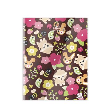 Four Line 60 Sheets NoteBook PVC - 22 X 16 CM - 02