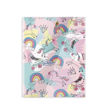 Four Line 60 Sheets NoteBook PVC - 22 X 16 CM - 03