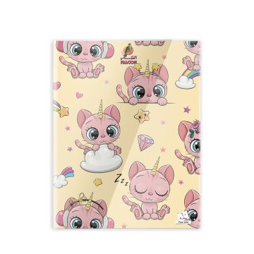 Four Line 60 Sheets NoteBook PVC - 22 X 16 CM - 05