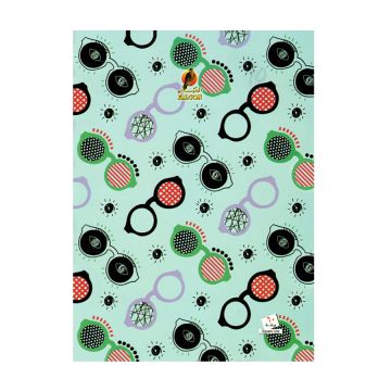 Square Line 60 Sheets NoteBook PVC - 22 X 16 CM - 03