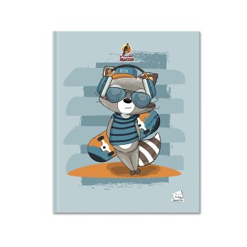 Square line Notebook - 9 x 7 HC- Falcon 100 Sheets -01