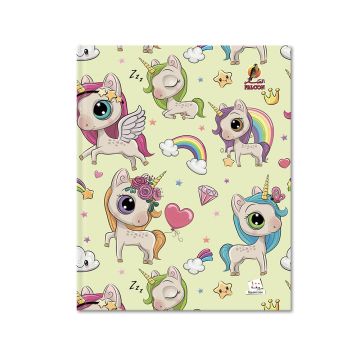 Square line Notebook - 9 x 7 HC- Falcon 100 Sheets -02