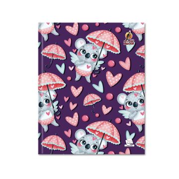 Four line  Notebook - 9 x 7 HC- Falcon 100 Sheets -04