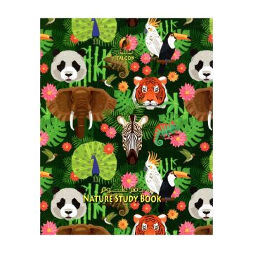 Nature Study NoteBook flexi Cover 10x8" 100L Falcon - 4