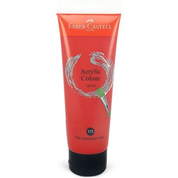 Faber Castell Acrylic Colour 120ml Tube Pale Geranium Lake