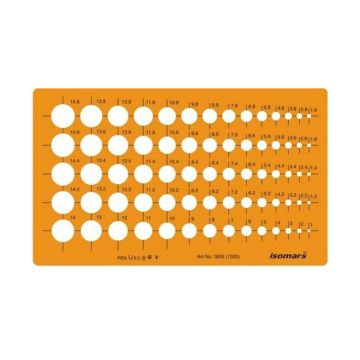 Mini Circles templet Isomats - 1805