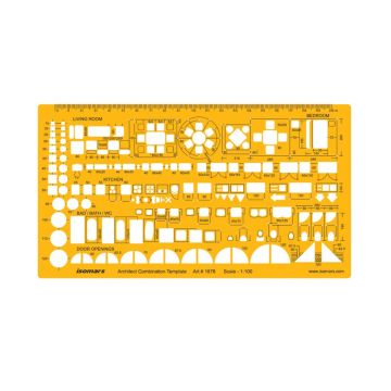 Architect Combination Template 1:100 isomars 1876