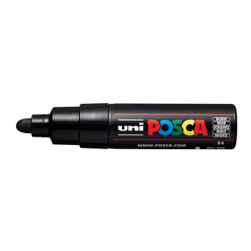 Posca Paint Marker, PC-7M Broad Bullet, Black