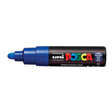 Posca Paint Marker, PC-7M Broad Bullet, Blue