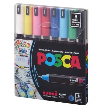 Uni Posca Pen - PC-1MR 8 Piece