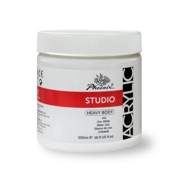 Acrylic Color 500ml 103 Zinc White - Phoenix