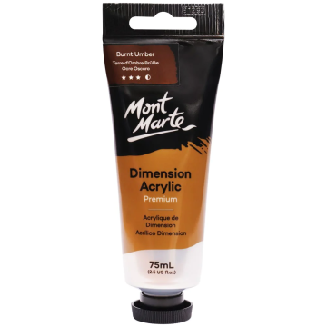 Mont Marte Dimension Acrylic 75 ml - Burnt Umber