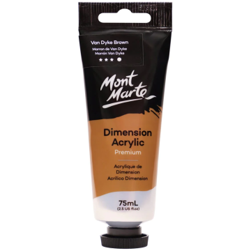 Mont Marte Dimension Acrylic 75 ml - Van Dyke Brown