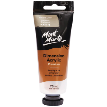 Mont Marte Dimension Acrylic 75 ml - Neutral Grey