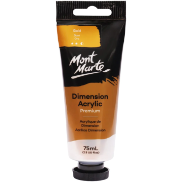 Mont Marte Dimension Acrylic 75 ml - Gold