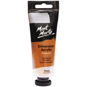 Mont Marte Dimension Acrylic 75 ml - Silver