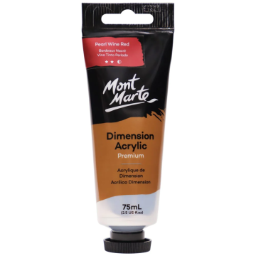 Mont Marte Dimension Acrylic 75 ml - Pearl Wine Red