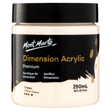 Mont Marte Dimension Acrylic 250 ml - Cream