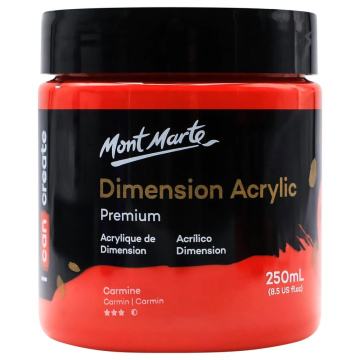 Mont Marte Dimension Acrylic 250 ml - Carmine