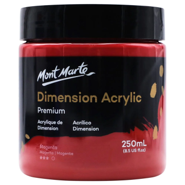 Mont Marte Dimension Acrylic 250 ml - Magenta