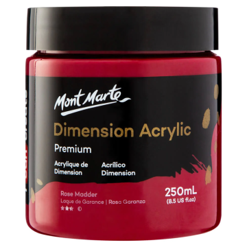 Mont Marte Dimension Acrylic 250 ml - Rose Madder