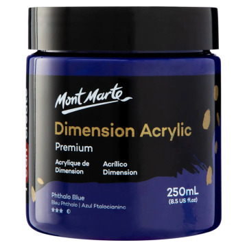Mont Marte Dimension Acrylic 250 ml - Phthalo Blue