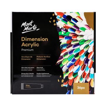 Mont Marte Dimension Acrylic Paint Set 36pc x 37ml