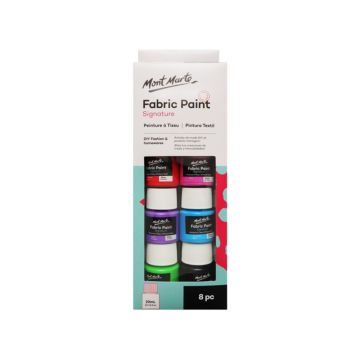 Mont Marte Fabric Paint Set 8pc x 20ml