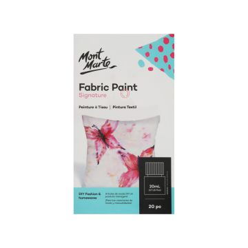Mont Marte Fabric Paint Set 20pc x 20ml