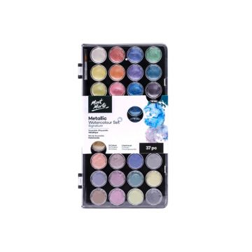 Mont Marte Metallic Watercolour Cake Set 37pc